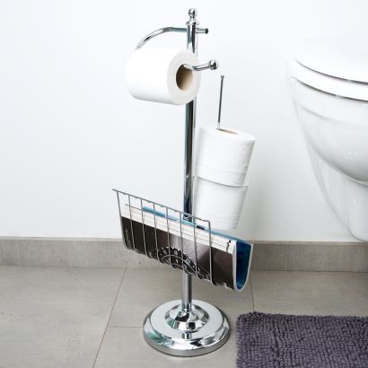 Porte-rouleau de toilette polyvalent