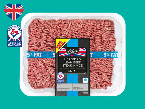 Deluxe Hereford Lean British Beef Steak Mince