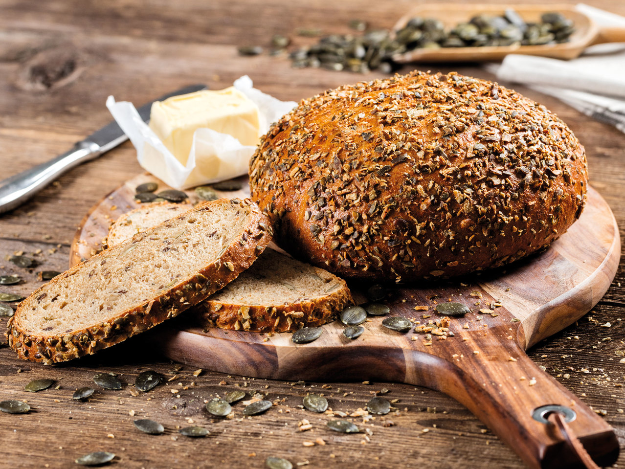 Österreichisches Kürbiskernbrot