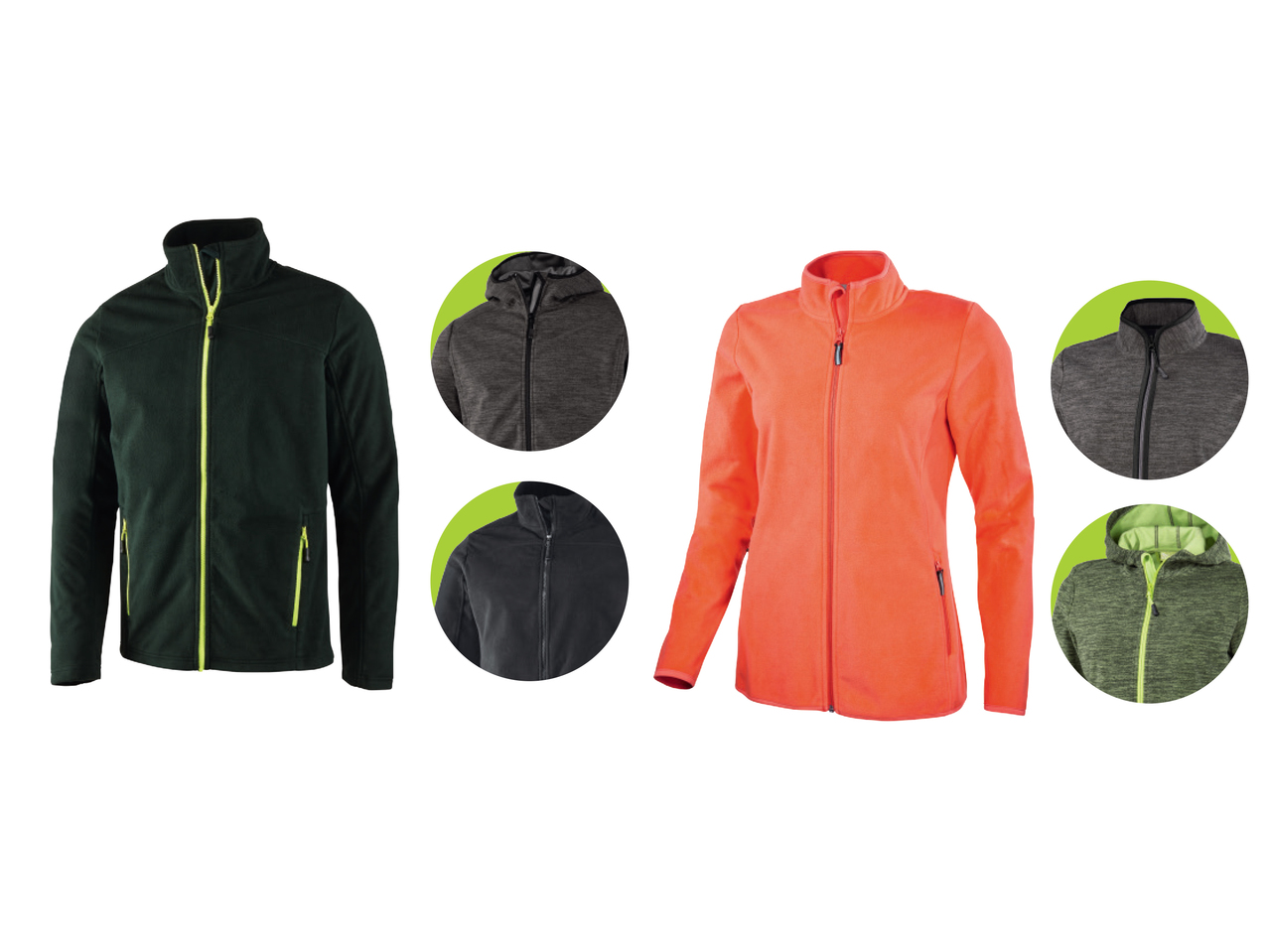CRIVIT Ladies'/Men's Fleece Jacket