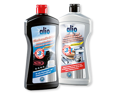 Nettoyant pour vitrocéramique, acier inoxydable et métal non ferreux 3 en 1 ALIO