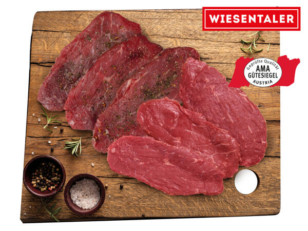 Frische Minutensteaks vom Rind