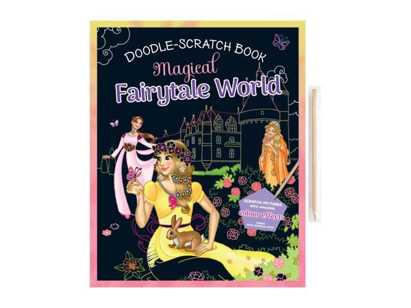 Magical Fairytale World Christmas Scratch Magic Book