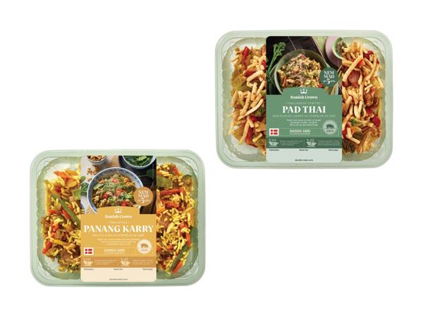 Panang- eller pad thai-inspireret færdigret