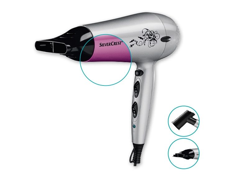 Silvercrest Personal Care(R) 2,200W Ionic Hairdryer