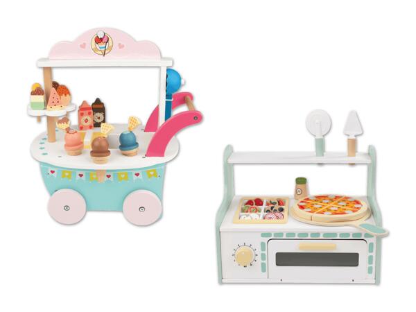 Holz-Eiswagen/Pizzaofen