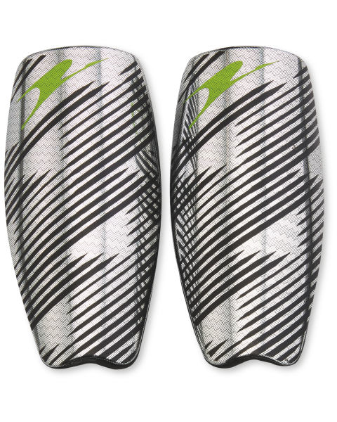 Black and Green Shin Guards