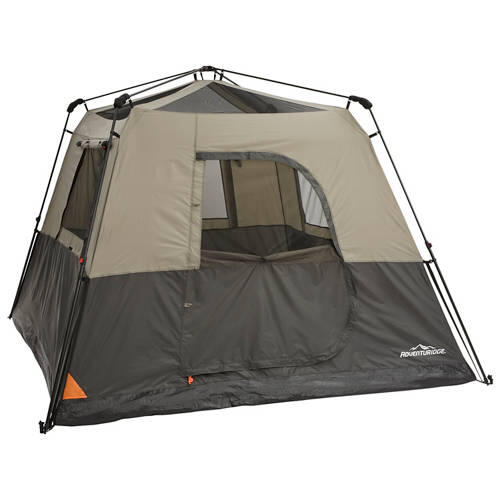 6 Person Instant up Tent with Awning
