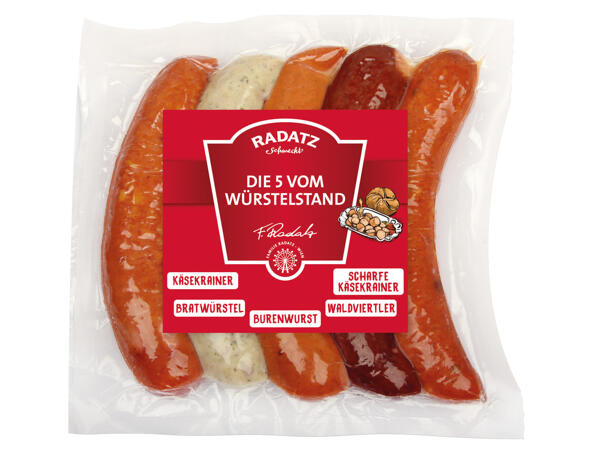 Radatz Die 5 vom Würstelstand