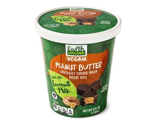 Earth Grown 
 Peanut Butter or Vanilla Non-Dairy Dessert Bites