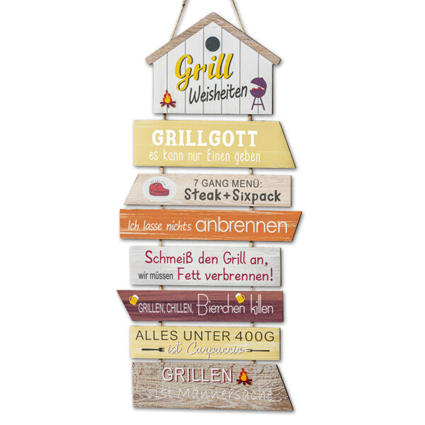 Holz-Hängeschild