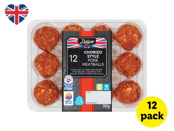 Deluxe Pork and Chorizo Meatballs