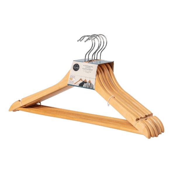 HOME CREATION(R) 				Holz-Kleiderbügel