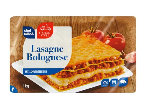 Lasagne à la bolognaise (valable uniquement en Suisse romande)
