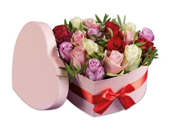 Rosen in Herzbox