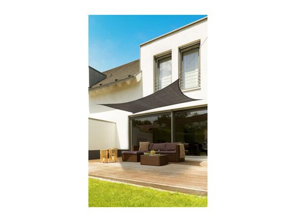 Livarno Home Rectangular Sun Shade Sail - Grey