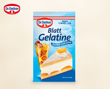 DR. OETKER Blattgelatine