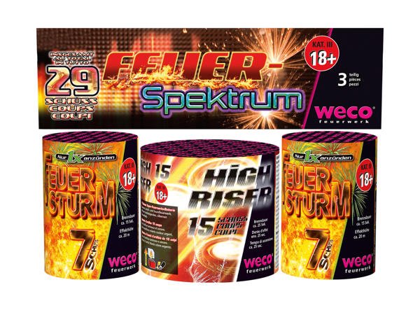 Spectre de feu, 3 pièces