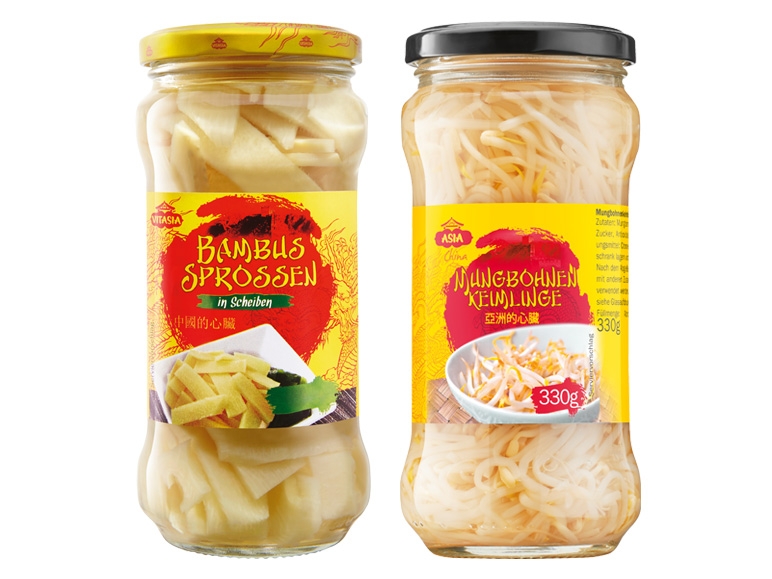 VITASIA Bambussprossen/ Mungobohnenkeimlinge