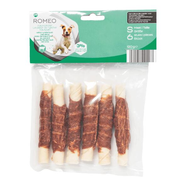 ROMEO(R) 				Rouleaux à mâcher pour chiens