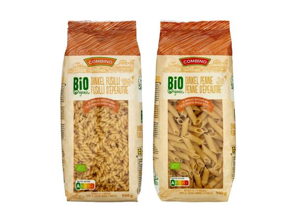 Fusilli/​penne à l'épeautre bio