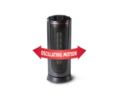 Easy Home Oscillating Ceramic Tower Heater
