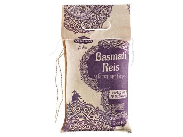 VITASIA Basmati-Reis im Jute-Sack