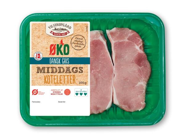 VILSTRUPGÅRD Økologiske middagskoteletter eller hakket grisekød
