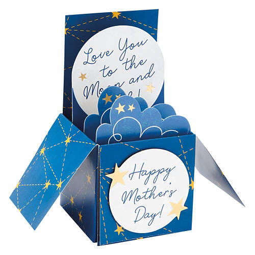 Stars Pop-Up Box Mother's Day Card