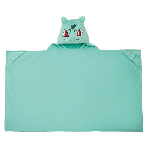 30" x 70" Kid's Wearable Bulbasaur Hooded Throw