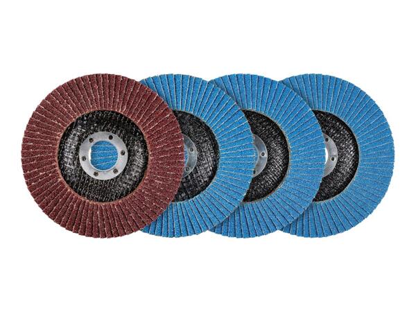 Parkside Flap Grinding Disc Set - 4 Piece Set