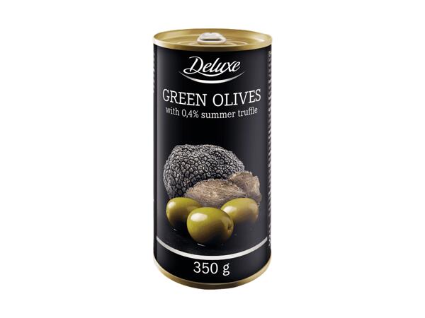 Olives vertes avec truffe