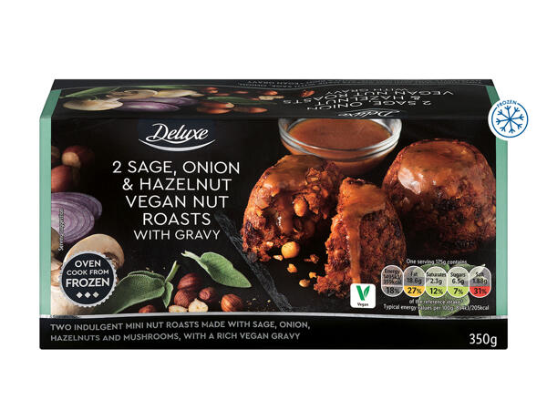Deluxe Vegan Festive Nut & Veggie Roast with Gravy assorted