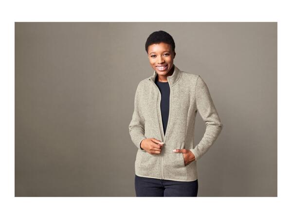 Esmara Ladies' Knitted Fleece Jacket - Beige