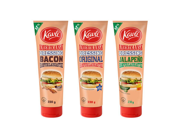 Kavli hamburgerdressing