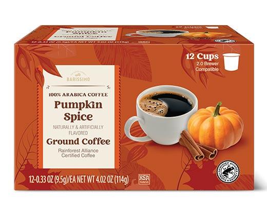 Barissimo Pumpkin Spice or Maple Pecan Pie Coffee Cups