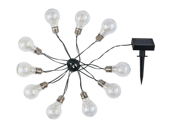 Livarno Home Solar Bulb String Lights