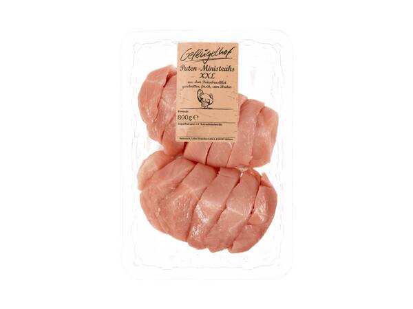 Frische Puten Mini-Steaks