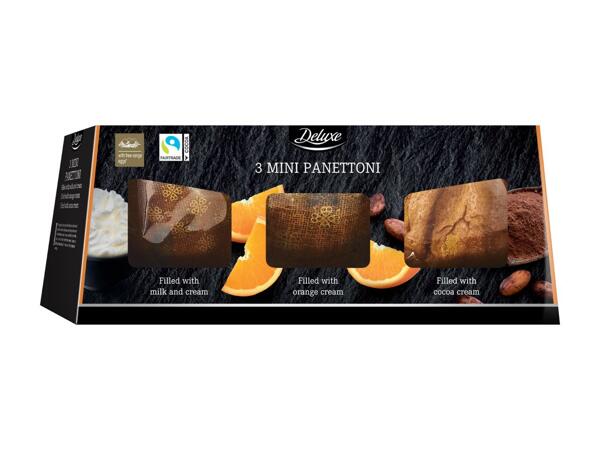 3 mini panettones