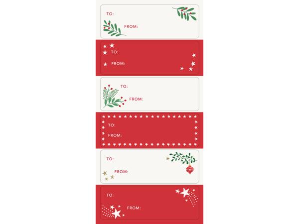 Gift Tag Sticker Sheets