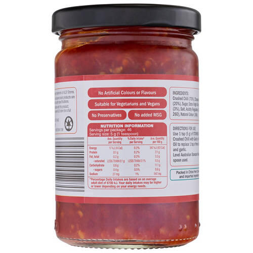 Crushed Chilli with Garlic in Olive Oil 230g