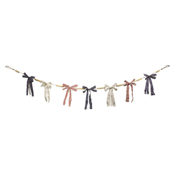 KIRKTON HOUSE Natural Ribbon Americana Garland