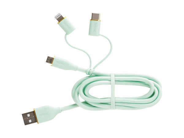 TRONIC(R) 3i1 opladnings- og datakabel