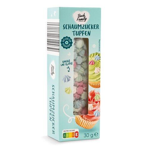 BACK FAMILY Baiser Tupfen bunt, rosa