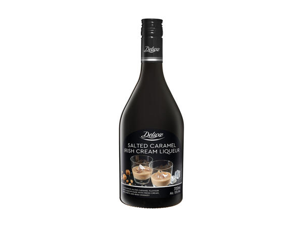 Liqueur with Whisky Cream and Salted Caramel
