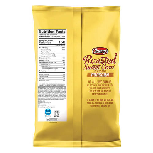 Roasted Sweet Corn Flavored Popcorn, 6 oz