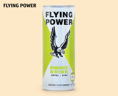 FLYING POWER Energy Drink Apfel-Kiwi