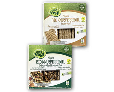 NATUR AKTIV Barres croquantes bio vegan
