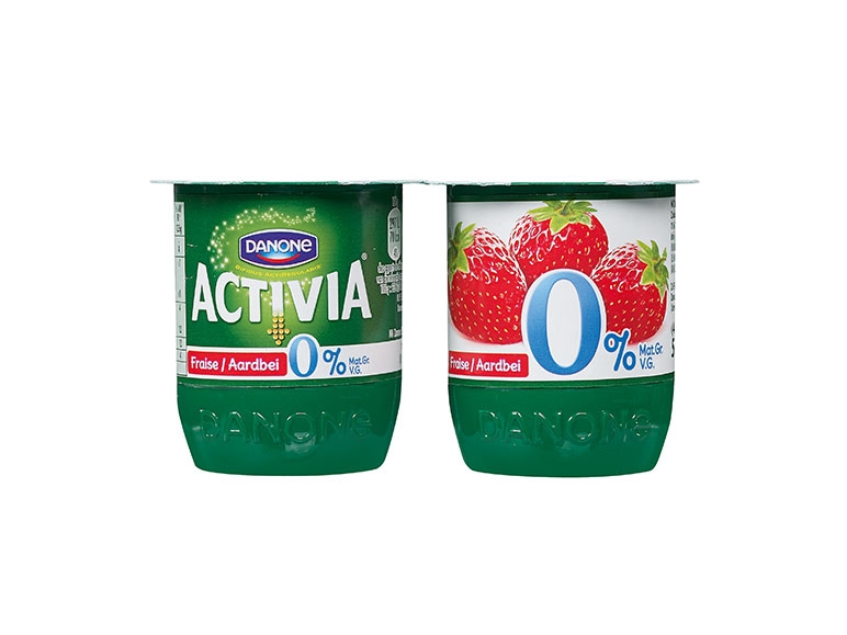 Activia aardbei 0%