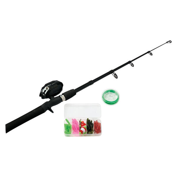 Adventuridge Fishing Rod with Tacklet - Black